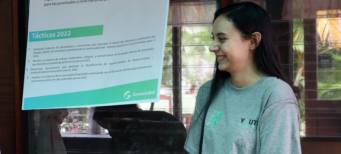 Astrid Peraza works on land regeneration issues in Costa Rica.