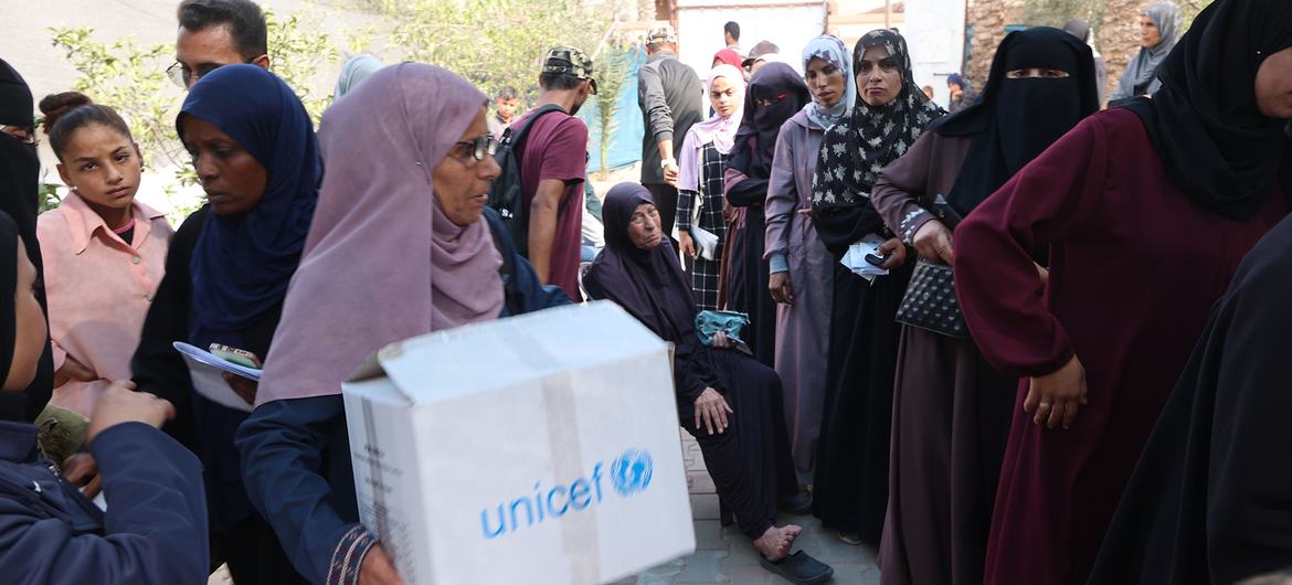 Gaza: 100 per cent of basic food needs met for first time since 2023