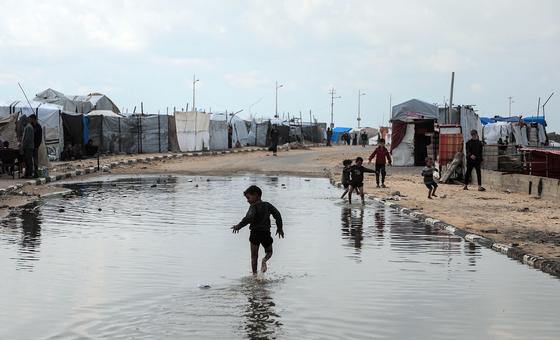 ONU intensifica resposta humanitária após inundações em Gaza