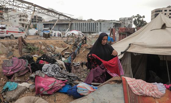 El alto el fuego en Gaza sigue siendo frágil mientras el frío se vuelve mortal, según escucha el Consejo de Seguridad El alto el fuego en Gaza sigue siendo frágil mientras el frío se vuelve mortal, según escucha el Consejo de Seguridad
