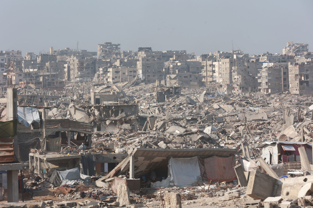 加沙全境满目疮痍。