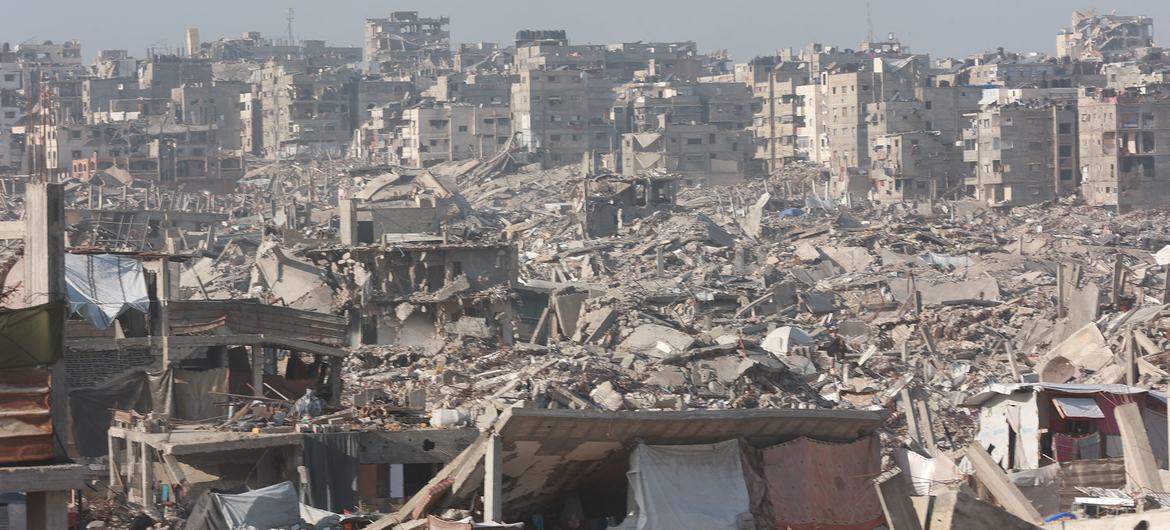 Destruction extends across Gaza where UN agencies continue to seek out the enclave's most vulnerable communities who have often been displaced multiple times since war erupted following Hamas-led terror attacks in Israel.