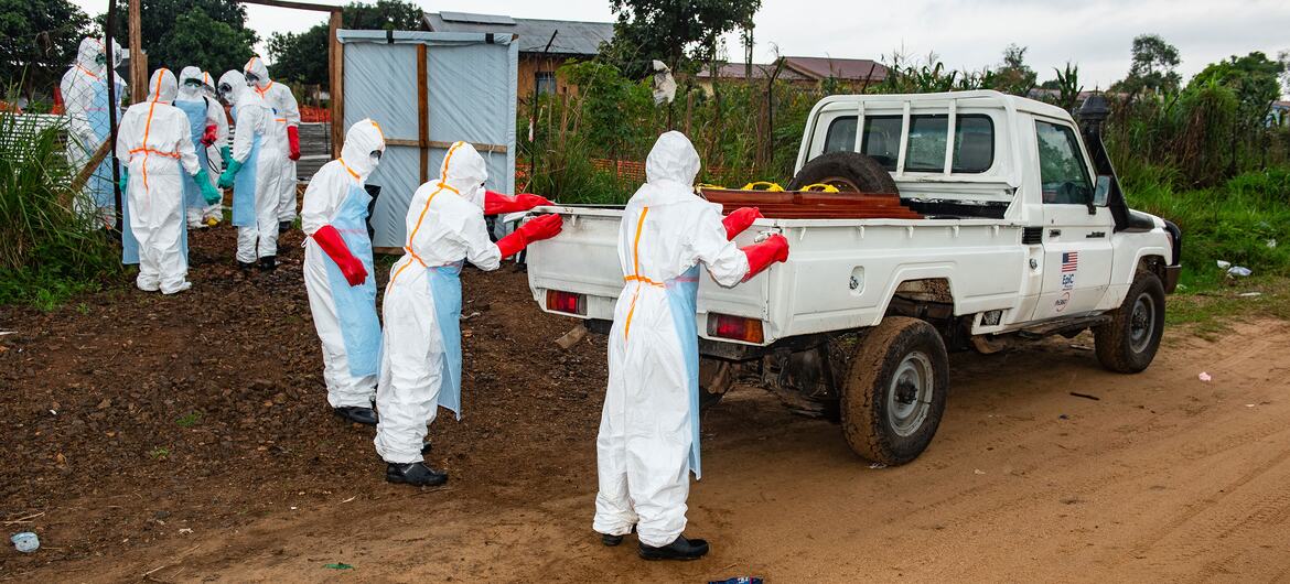 After an Ebola centre was attacked, peacekeepers moved in next door