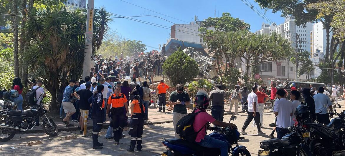 UN offers support to Colombia after magnitude 7.4 earthquake kills dozens