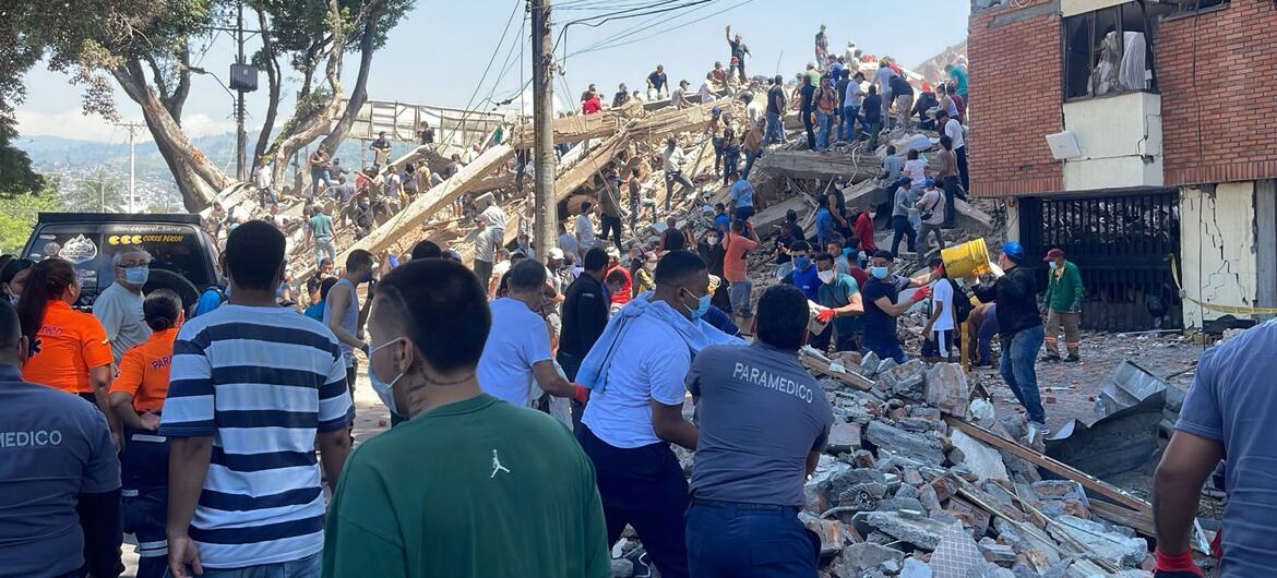 Colombia earthquake: International teams standing by