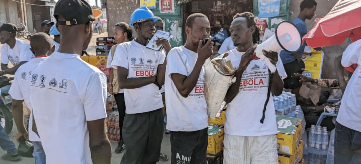 Former rebel fighters join campaign against Ebola in the DR Congo