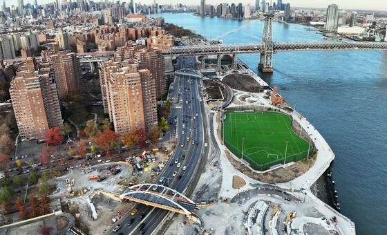 Higher Ground: How New York is raising a park to hold back the sea