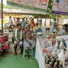 भारत के बस्तर जिले के मुतनपाल गांव में एक स्वास्थ्य शिविर में स्वास्थ्यकर्मी ग्रामीणों को चिकित्सा जांच और दवाइयां उपलब्ध करा रहे हैं।
