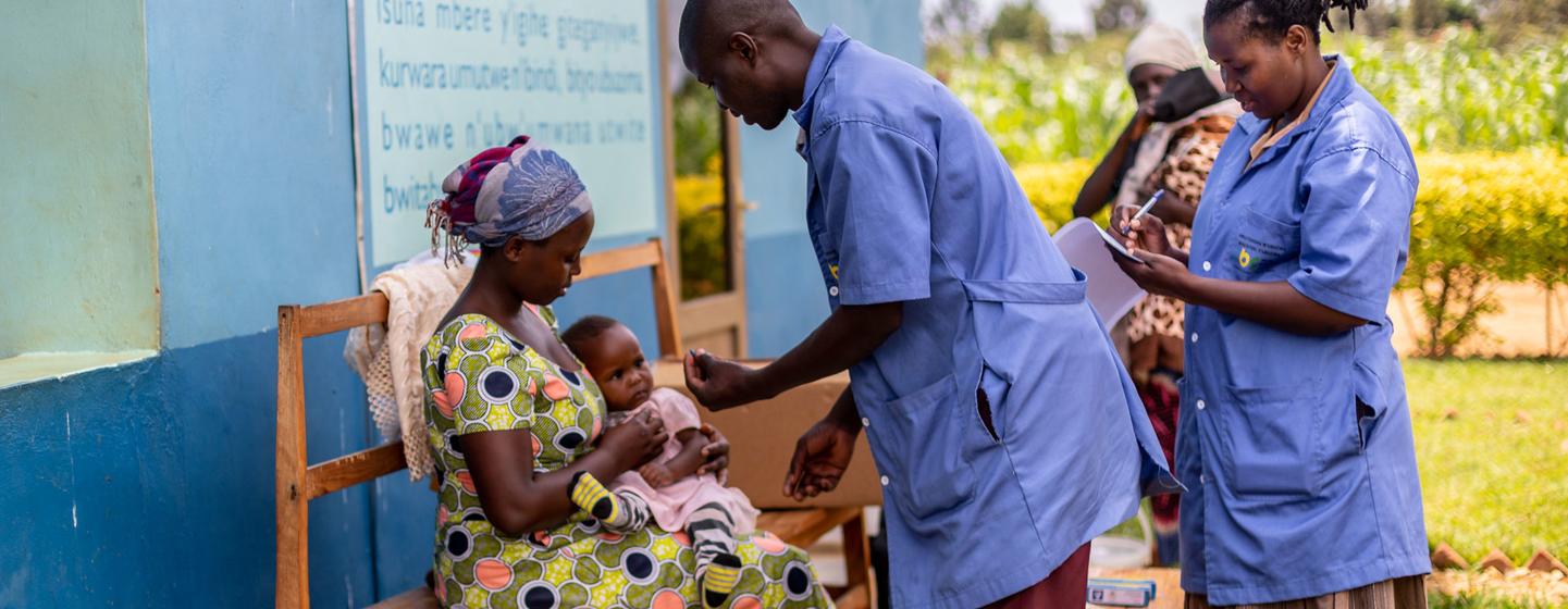 WHO has been supporting Universal Health Coverage in Rwanda. WHO has been supporting Universal Health Coverage in Rwanda.