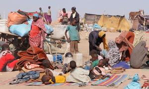  Families that fled fighting in Zamzam and El Fasher in North Darfur, seek refuge in Tawila. 
