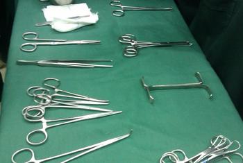 Instrumentos de cirugía.