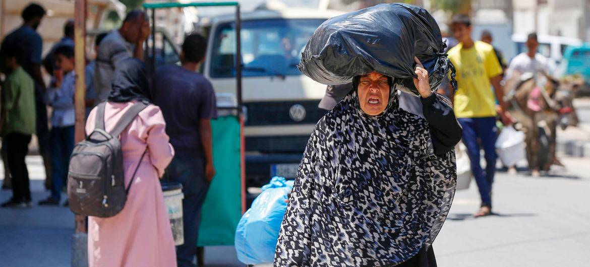 Israel obliga a la población a evacuar la ciudad de Gaza y dirigirse hacia el sur de la Franja. Israel obliga a la población a evacuar la ciudad de Gaza y dirigirse hacia el sur de la Franja.