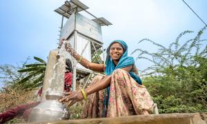 The installation of a solar  de-flouridation unit plant by the government of Rajasthan in Sagwada is helping Jiya, and her seven-year-old daughter, who suffer from early symptoms of fluorosis.