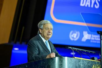 Secretário-geral da ONU, António Guterres, abre o segundo "Dia de ação" da Cúpula do Futuro.