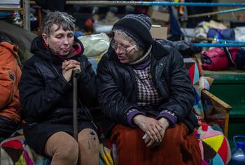 Центр помощи в Бахмуте.