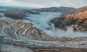 Mina de cobre en Tabriz, Irán.