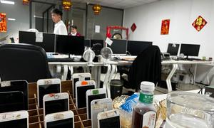 Many scams originate in operations like this one in the Philippines that are run by international criminal gangs.