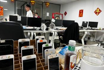 Many scams originate in operations like this one in the Philippines that are run by international criminal gangs.