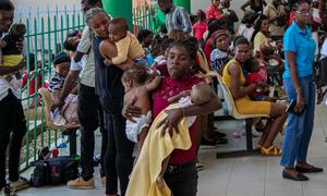 In Haiti, nearly 1.6 million people are facing acute food insecurity levels, increasing the risk of wasting and malnutrition among children.