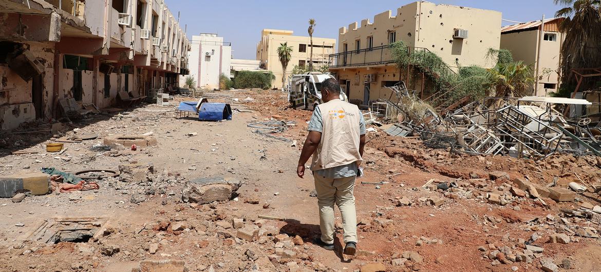 Dr. Khalid Badreldin completed his studies at the Ibrahim Malik Hospital in Khartoum, which now lays in ruins. Dr. Khalid Badreldin completed his studies at the Ibrahim Malik Hospital in Khartoum, which now lays in ruins.