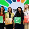 एसडीजी मीडिया ज़ोन में टिकाऊ विकास लक्ष्यों से जुड़े विभिन्न मु्द्दों पर चर्चा हुई.