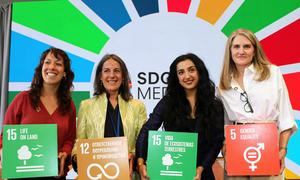 A  wide range different SDG-related issues were discussed at the SDG Media Zone. 