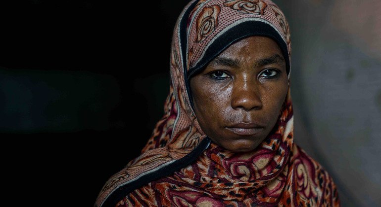 45-year-old Fatima, a mother of eleven,  fled her home three years ago.