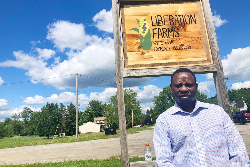 Muhidin Libah set up the Somali Bantu Community Association in Lewiston, Maine.