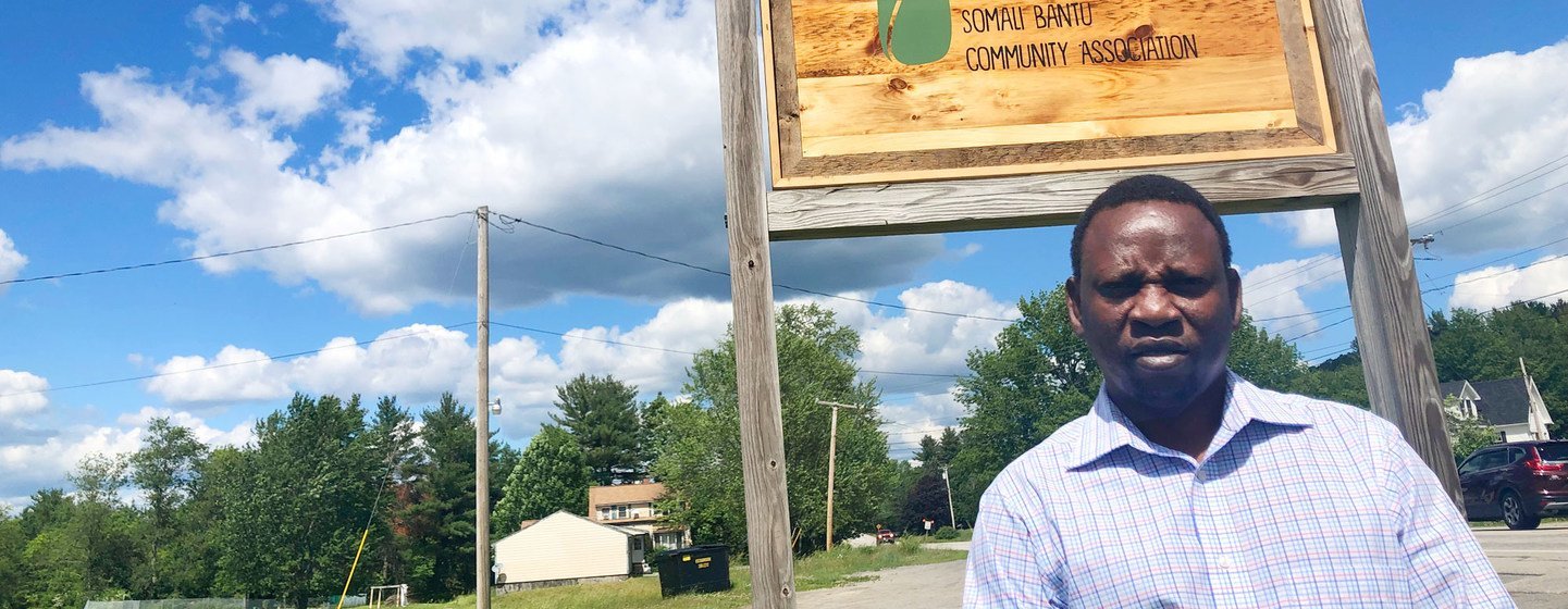 Muhidin Libah set up the Somali Bantu Community Association in Lewiston, Maine.