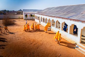 Une nouvelle école primaire en Somalie, construite grâce au système de cofinancement de l'OIM.