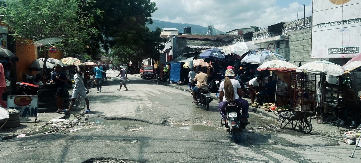 Large parts of the Haitian capital Port-au-Prince have been affected by brutal armed gang violence.