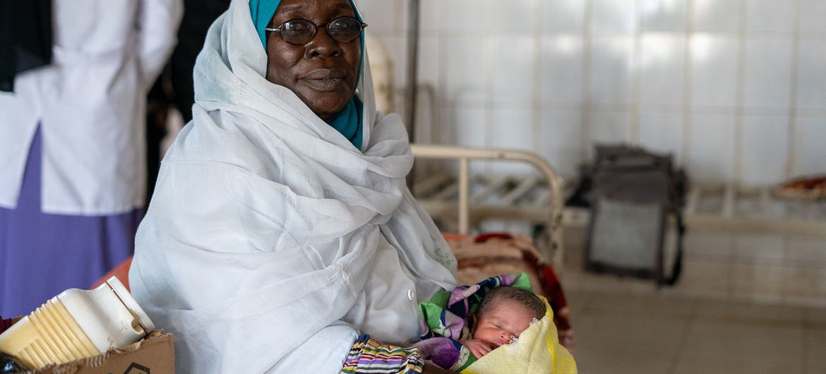 Midwife Fatma Aldoma has worked at of Kosti Maternity Hospital for five decades. Midwife Fatma Aldoma has worked at of Kosti Maternity Hospital for five decades.