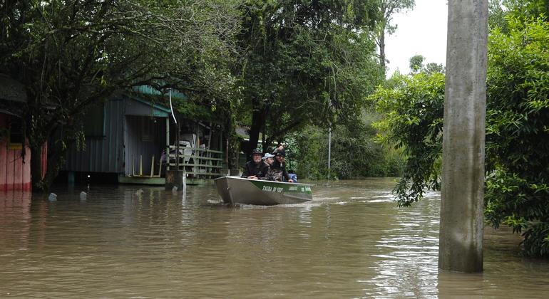 ARCHIVO. Las familias de Passo do Verde buscan seguridad mientras la crecida de las aguas sigue afectando a las comunidades de Rio Grande do Sul, en Brasil. ARCHIVO. Las familias de Passo do Verde buscan seguridad mientras la crecida de las aguas sigue afectando a las comunidades de Rio Grande do Sul, en Brasil.