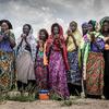 Des agricultrices lors d'une pause dans leur travaux agricoles dans la région de Maradi, au Niger.