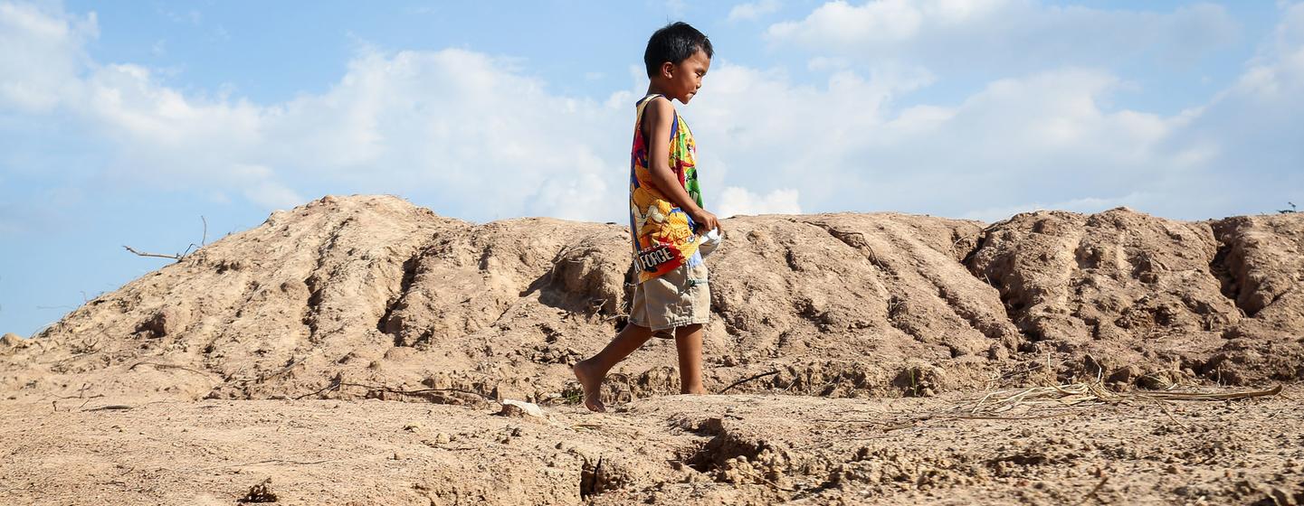 Poverty caused by factors including climate change can make children more vulnerable to Violence.