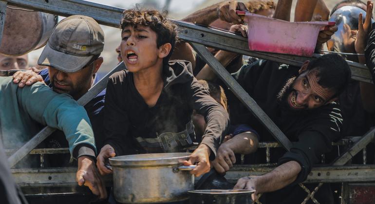 Children in Gaza facing malnutrition and starvation