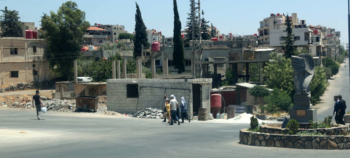 Ciudad de Suweida, en el oeste de Siria, el pasado mes de julio.