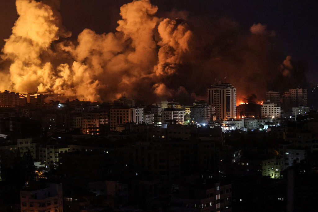 Ataques aéreos contra Gaza (Foto de archivo).