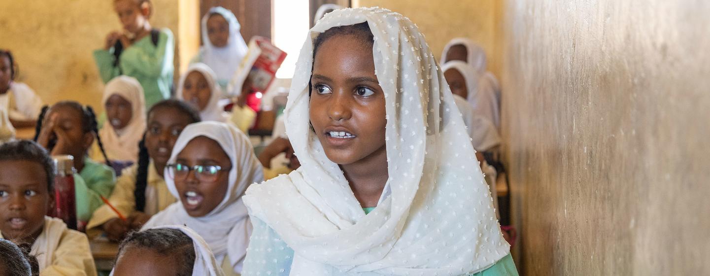 Wisam is among many children returning to school in Port Sudan amid the ongoing war.