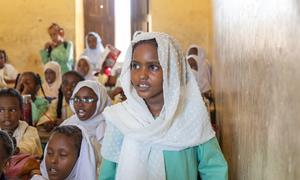 Wisam is among many children returning to school in Port Sudan amid the ongoing war.