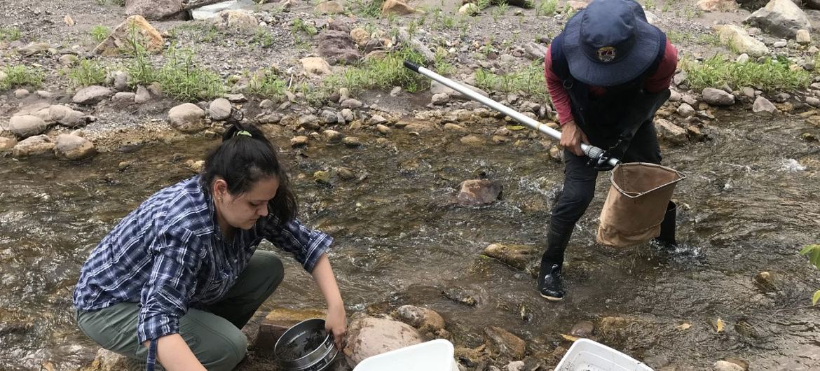 Les jeunes scientifiques sont essentiels à la surveillance et à la protection de l’eau potable au Honduras.