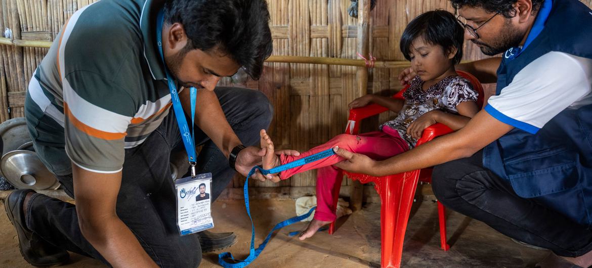 UNHCR is supporting Rohingya refugees living with disabilities at the refugee camp in Kutupalong, southern Bangladesh.
