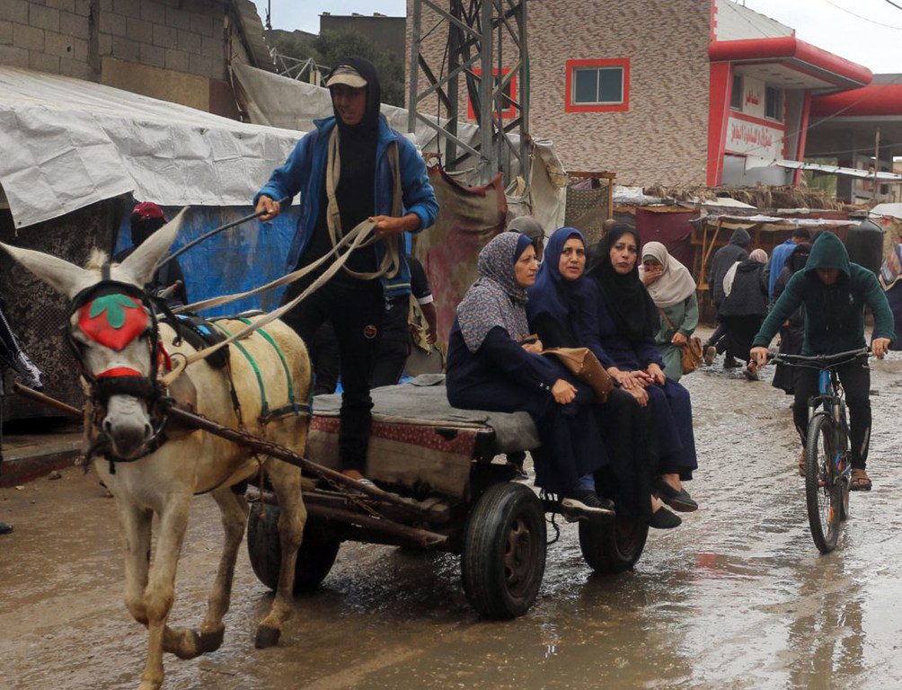 À Gaza, les premières pluies de la saison hivernale sont synonymes de souffrances accrues : un demi-million de personnes sont exposées à des risques d'inondation.