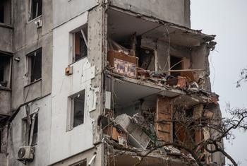 Повреждения жилья и гражданской инфраструктуры в Украине.