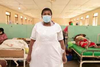 Eunice Marorongwe recovered from COVID-19 and is back at work helping patients.