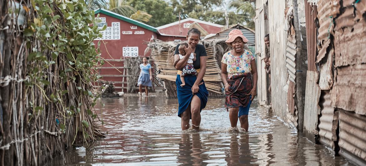 Climate change is driving extreme weather events, for example, in Madagascar.