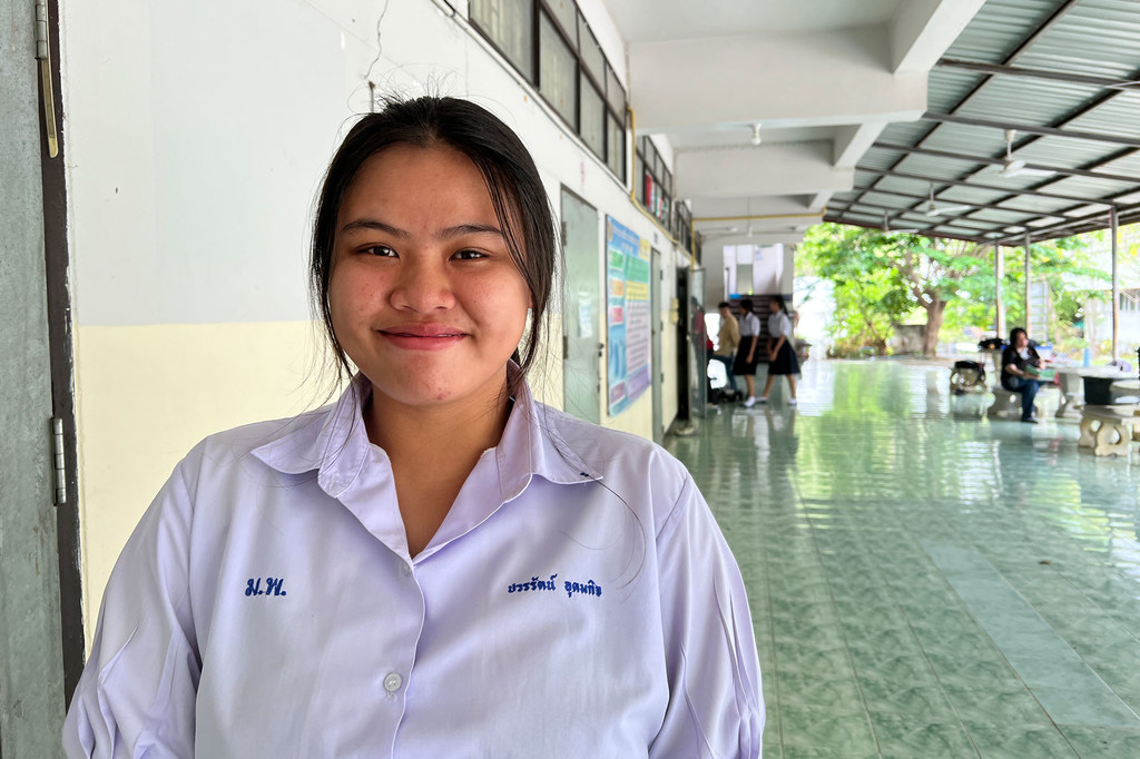 Parn est une éducatrice pour les jeunes sur les questions de sexualité dans son école au nord de la Thaïlande.