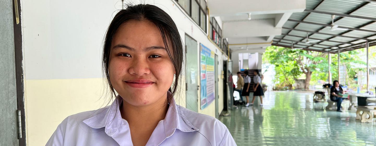 Parn is a peer educator on sexuality issues at her school in northern Thailand.