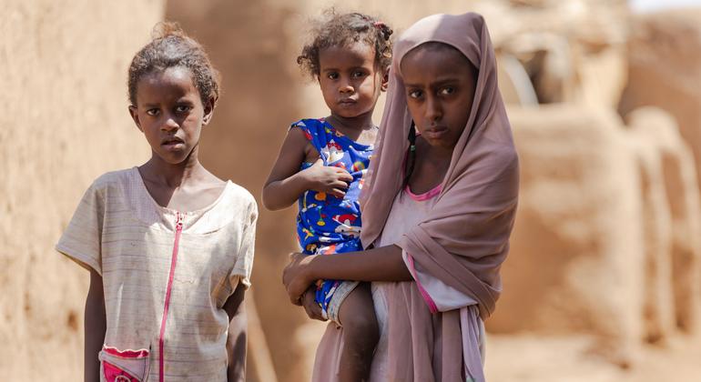 Los niños de Sudán se enfrentan a una inseguridad alimentaria generalizada.