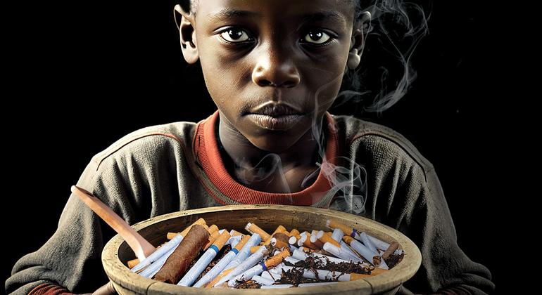 Según la OMS, aproximadamente la mitad de los niños de todo el mundo respiran aire contaminado por el humo del tabaco.